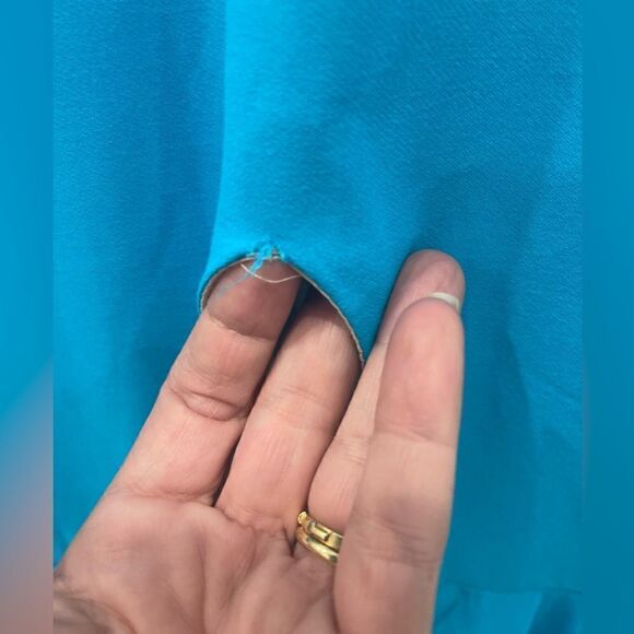 PatBo Revolve Maxi Dress in Bright Turquoise.Size 6 - Picture 15 of 15